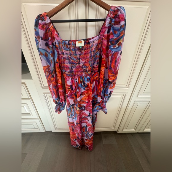 Farm Rio Floral Maxi Dress (M) - Picture 4 of 4